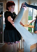 British Lily and Rose are two bisexual MILFS who have mature lesbian sex on a regular base